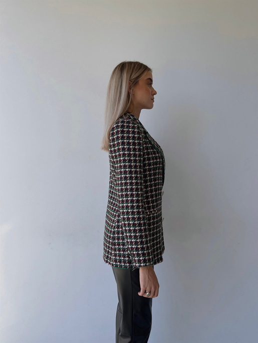 Önü Düğme Kapamalı Muiris Kadın Yeşil Biyeli Tüvit Ceket 23K000082