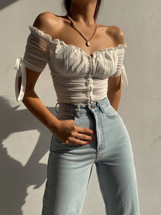 Quinn Korseli Bluz 21Y000517