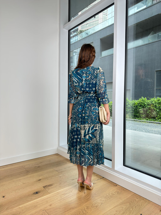 Tendai Kemerli Elbise 24Y478