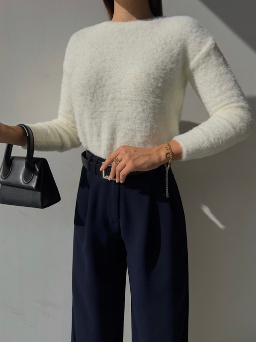 Uzun Kol Alaric Kadın Ekru Sakal Kazak 23K000122