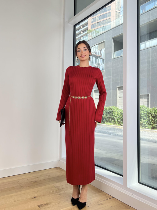 Zawer triko elbise 25K126