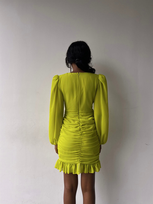 Amara Büzgülü Elbise 22Y000015