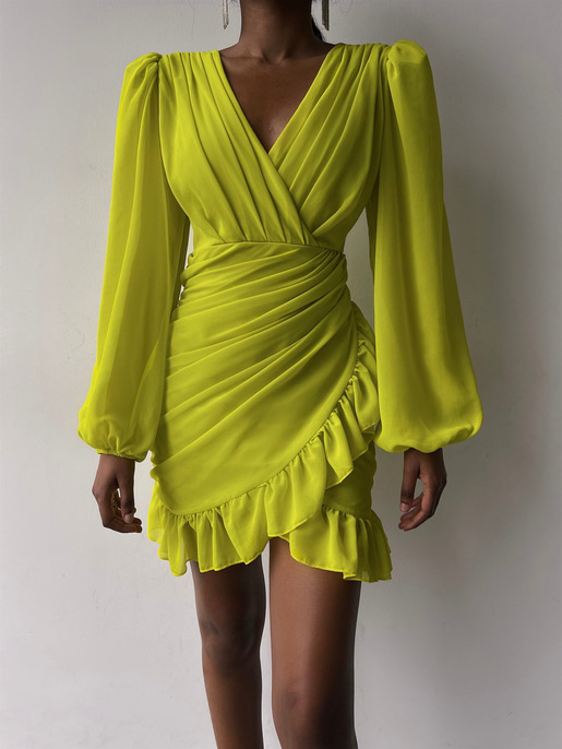 Amara Büzgülü Elbise 22Y000015