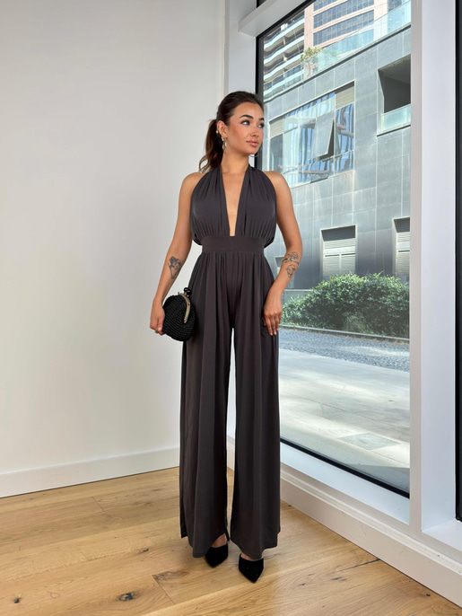 Annika Boyundan Bağlamalı Tulum 24Y753