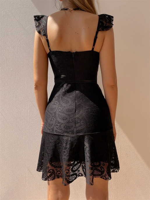 Askılı Lace Elbise 21Y000491