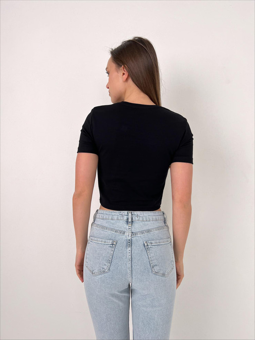Basic Crop Tişört 23Y000098