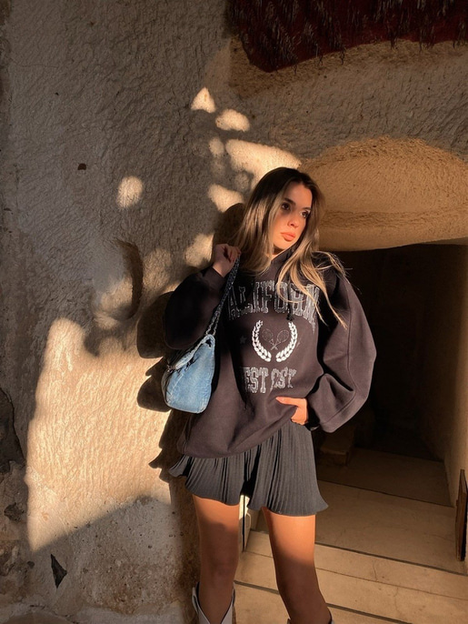 California Baskılı Sweat 22K000013