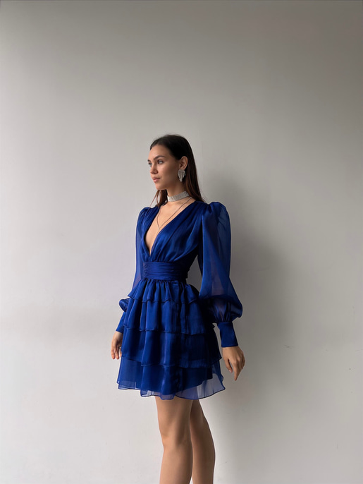 Crown Fırfırlı Elbise 23K000314