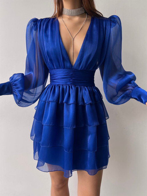 Crown Fırfırlı Elbise 23K000314