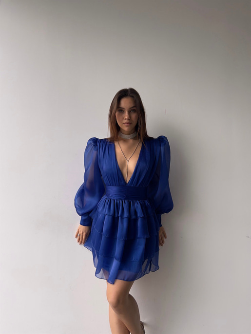 Crown Fırfırlı Elbise 23K000314