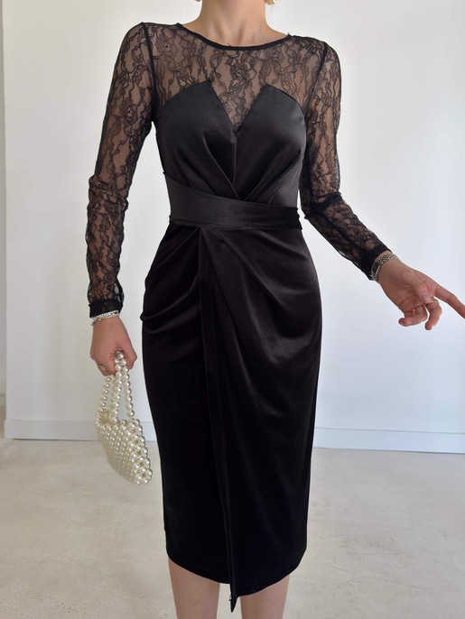 Denlı elbise 26K356