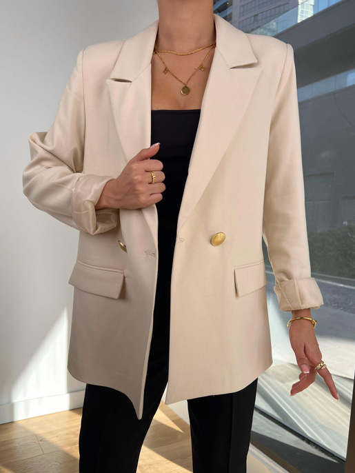 düz salaş ceket 24k000181