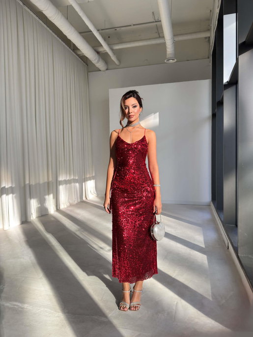 Earle pullu Elbise 26K229