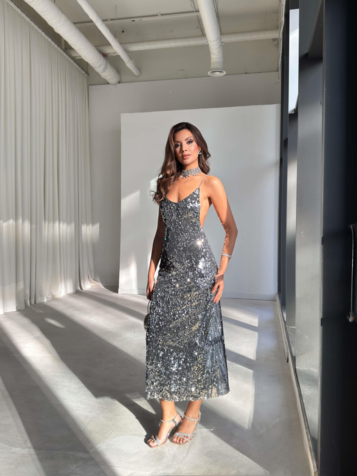 Earle pullu Elbise 26K229