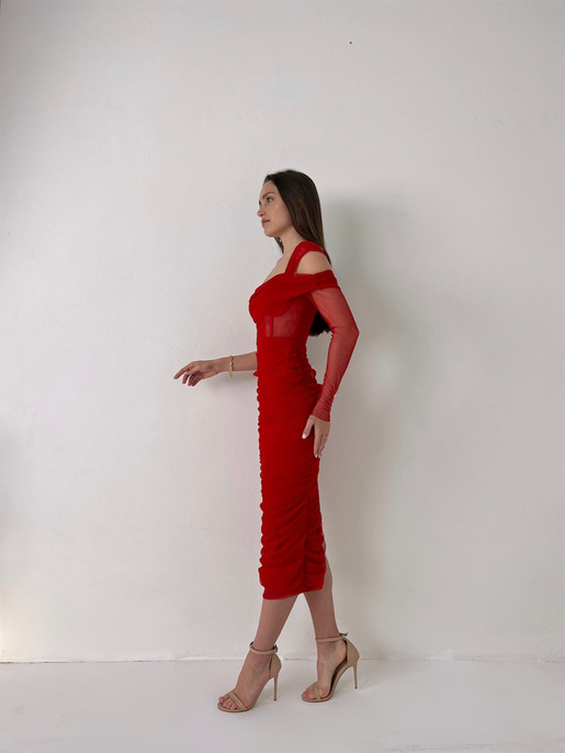 Eman Tül Elbise 23Y000059