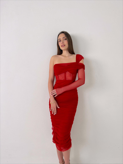 Eman Tül Elbise 23Y000059