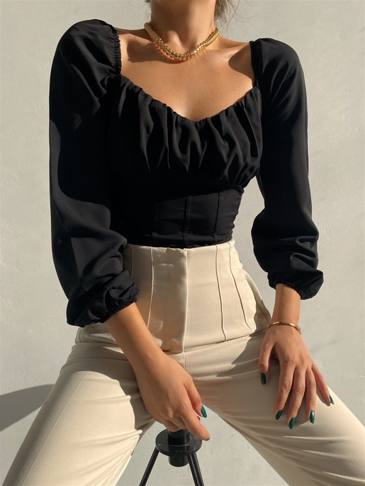 Firmin Korse Detaylı Bluz 21Y000546