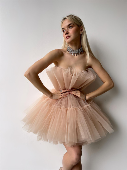 FRILLY TÜL ELBİSE 23Y000221