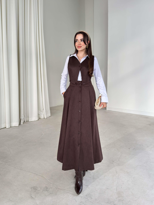 Girende elbise etek 26K391