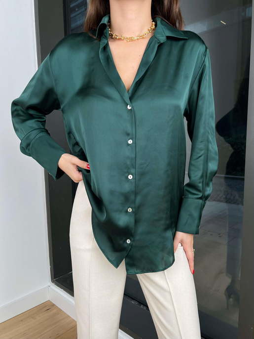 Heilo Basic Saten Gömlek 24k356