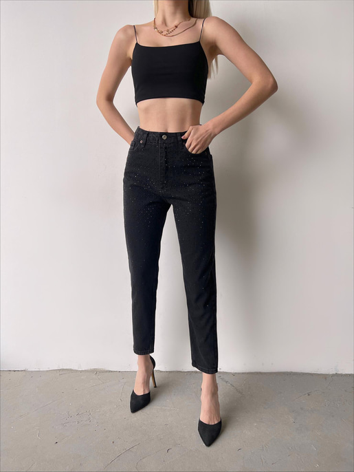 Honour Taş Detaylı Antrasit Jean 23Y000061