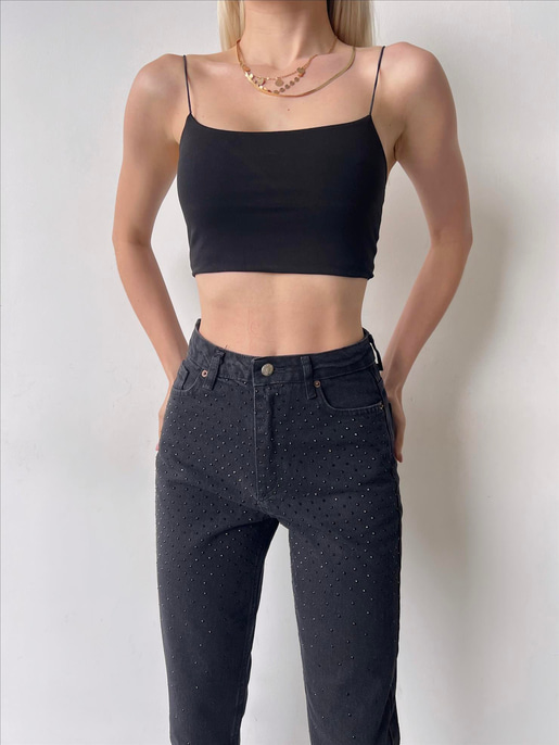 Honour Taş Detaylı Antrasit Jean 23Y000061