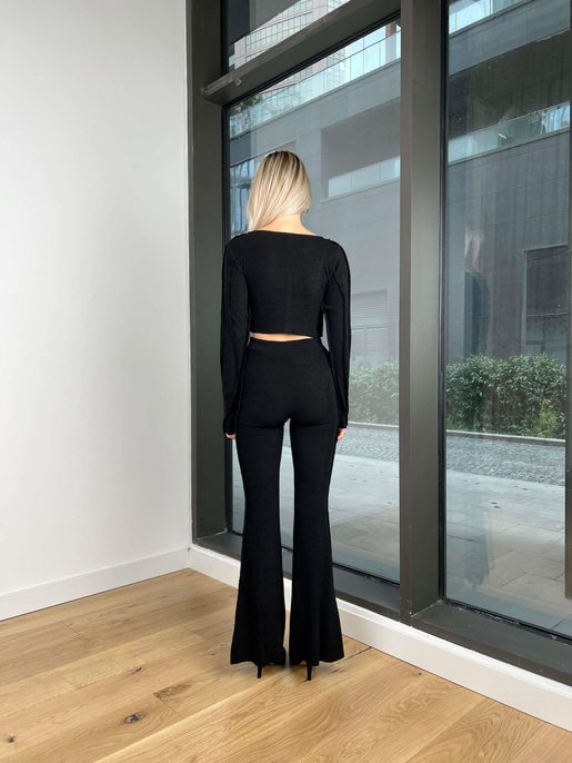 Jenny Ters Dikişli Triko Takım 24k313