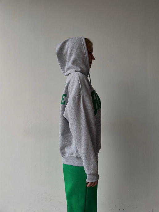 Kapüşonlu Balance Yazılı Emerson Kadın Gri Sweatshirt 23K000150