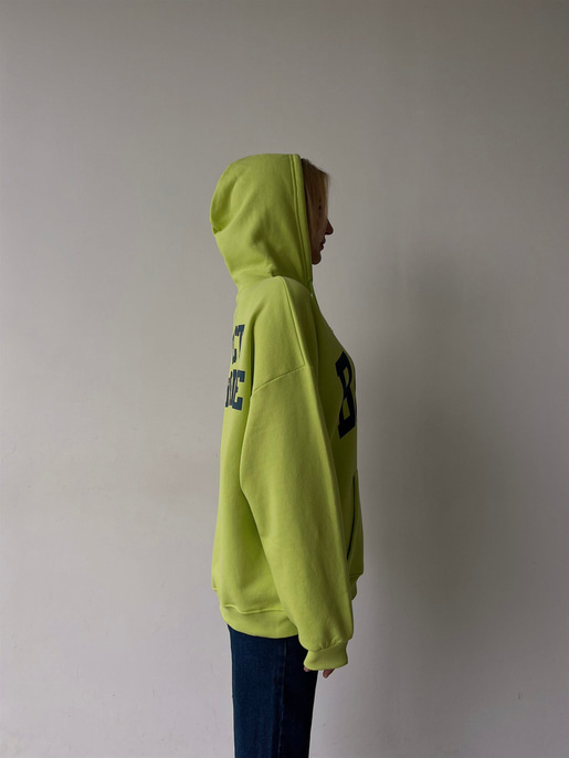 Kapüşonlu Balance Yazılı Emerson Kadın Neon Sweatshirt 23K000150