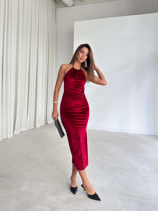 Lirana kadife elbise 26K252