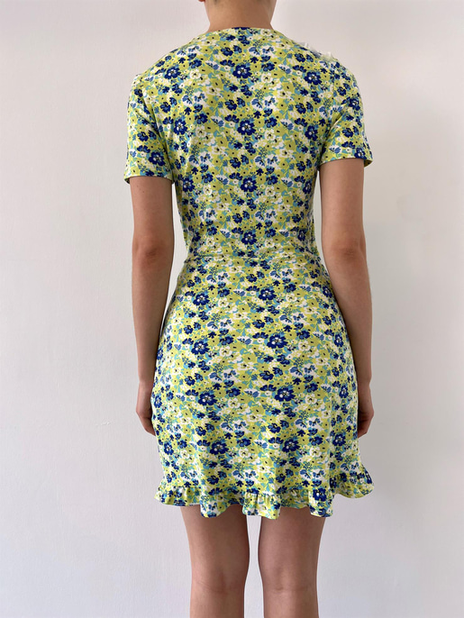 Lyana desenli elbise 23Y000345