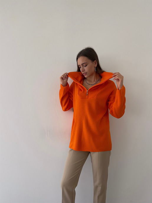 Mariella Fermuarlı Kazak 23K000246