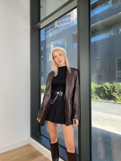 Nervio Deri Ceket 24k000138