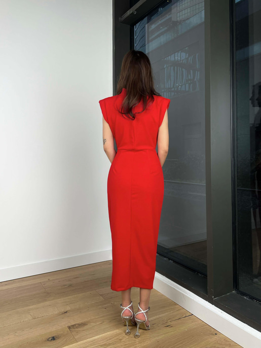 Norbert Tokalı Krep Elbise 24k420