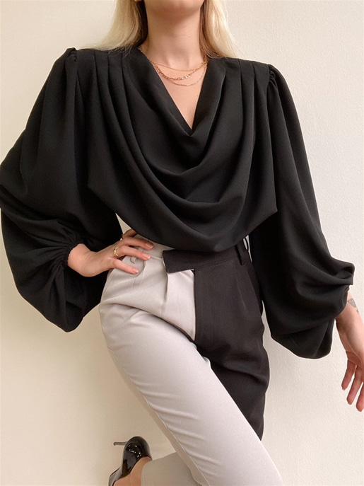 OMZU PİLELİ BLUZ 22K000071