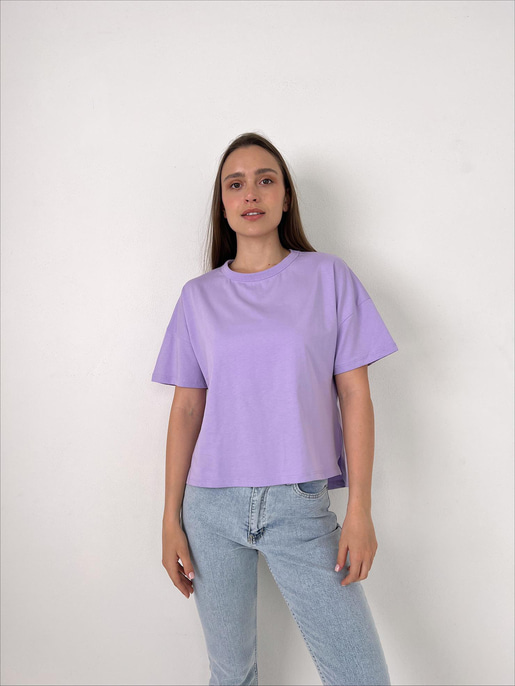 Oversize Basic Tişört 23Y000097