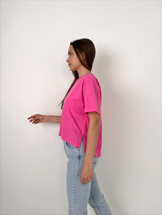 Oversize Basic Tişört 23Y000097