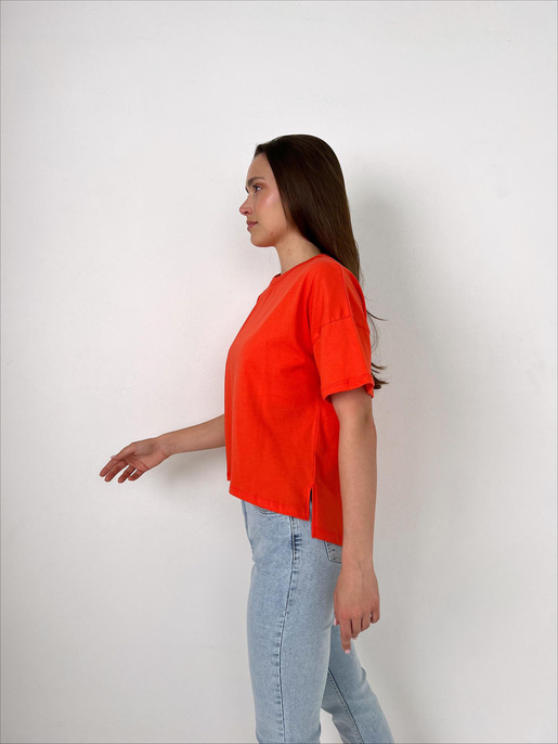 Oversize Basic Tişört 23Y000097