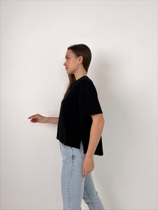 Oversize Basic Tişört 23Y000097