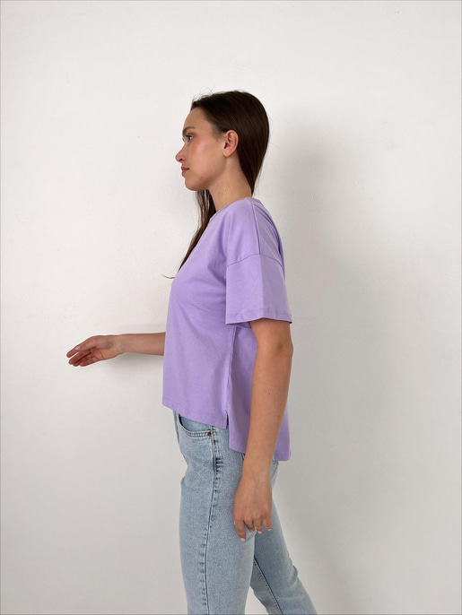 Oversize Basic Tişört 23Y000097