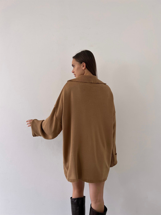 Polo Yaka Oversize Kazak 23K000192