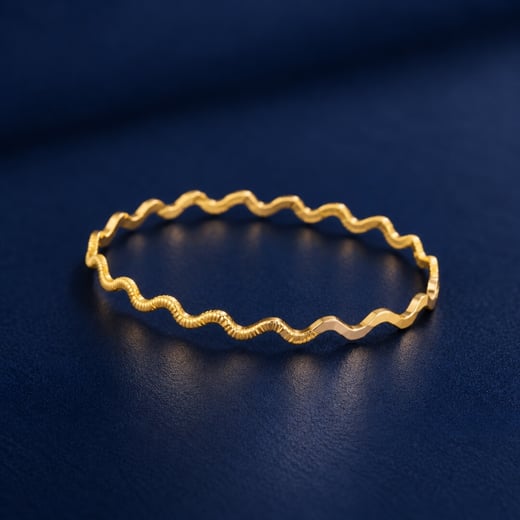 Köşker Gold el işçiliği 22 ayar dalgalı altın bilezik