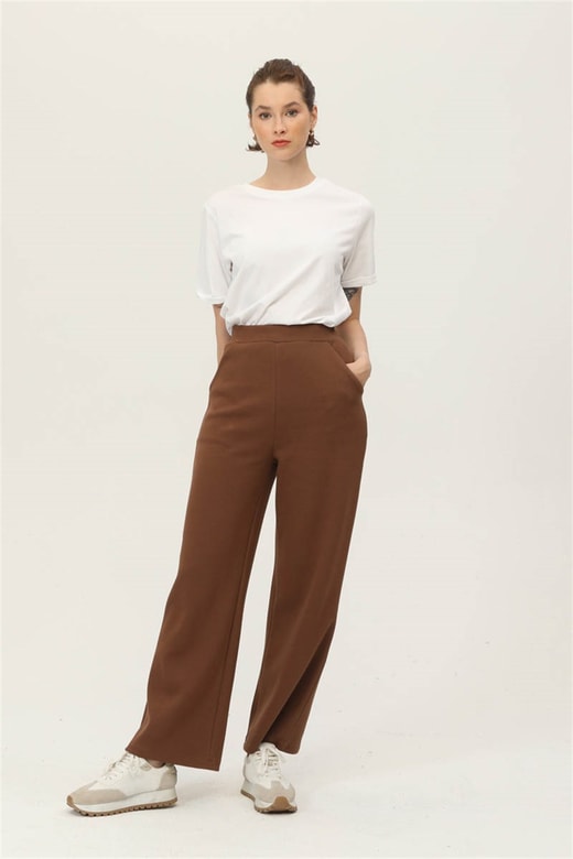 Düz Kesim Sweatshirt Pantolon