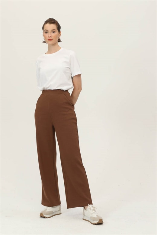 Düz Kesim Sweatshirt Pantolon