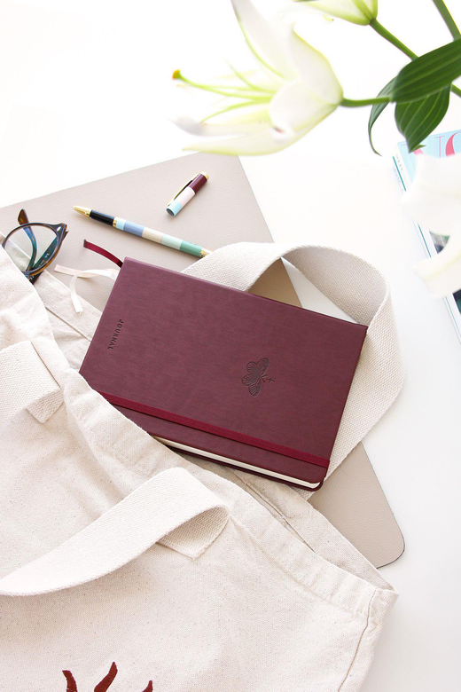 A5 Bullet Journal Noktalı Defter 140 gr. 80 Yaprak Velvet Berry