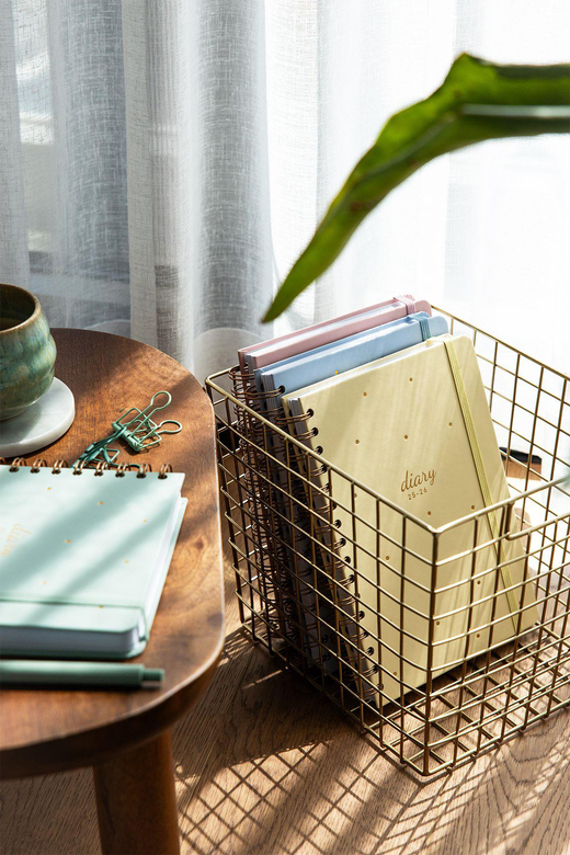 2025-2026 A5 Spiralli 16 Aylık Akademik Ajanda - Sarı