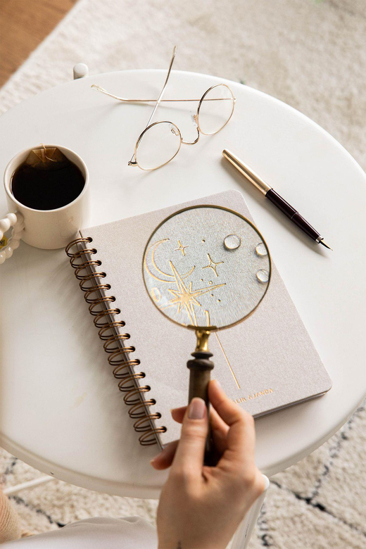 2025-2026 A5 Spiralli Renkli Akademik Ajanda Kir ve Suya Dayanıklı Sert Kapak - Bej