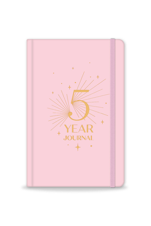 5 Yıllık Süresiz Günlük Ajanda 13x21 - Pembe