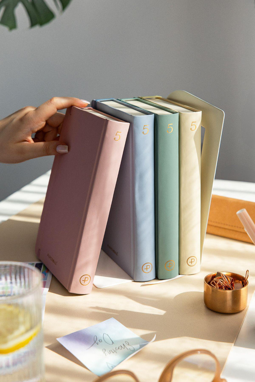 5 Yıllık Süresiz Günlük Ajanda 13x21 - Pembe