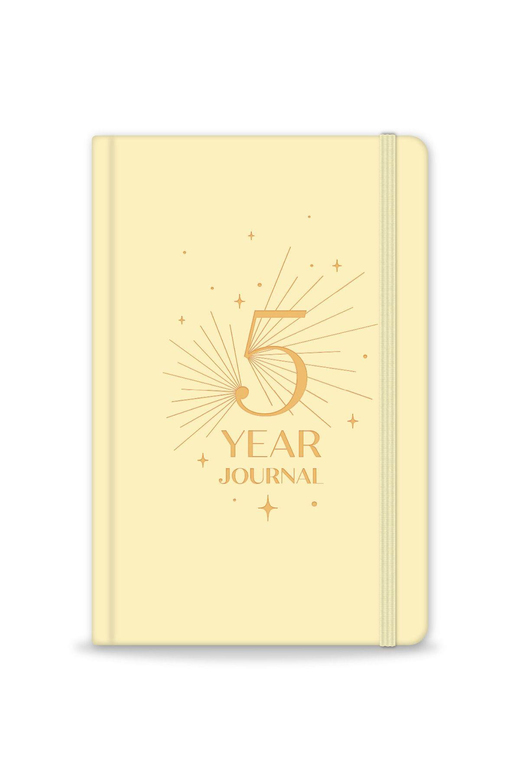 5 Yıllık Süresiz Günlük Ajanda 13x21 - Sarı